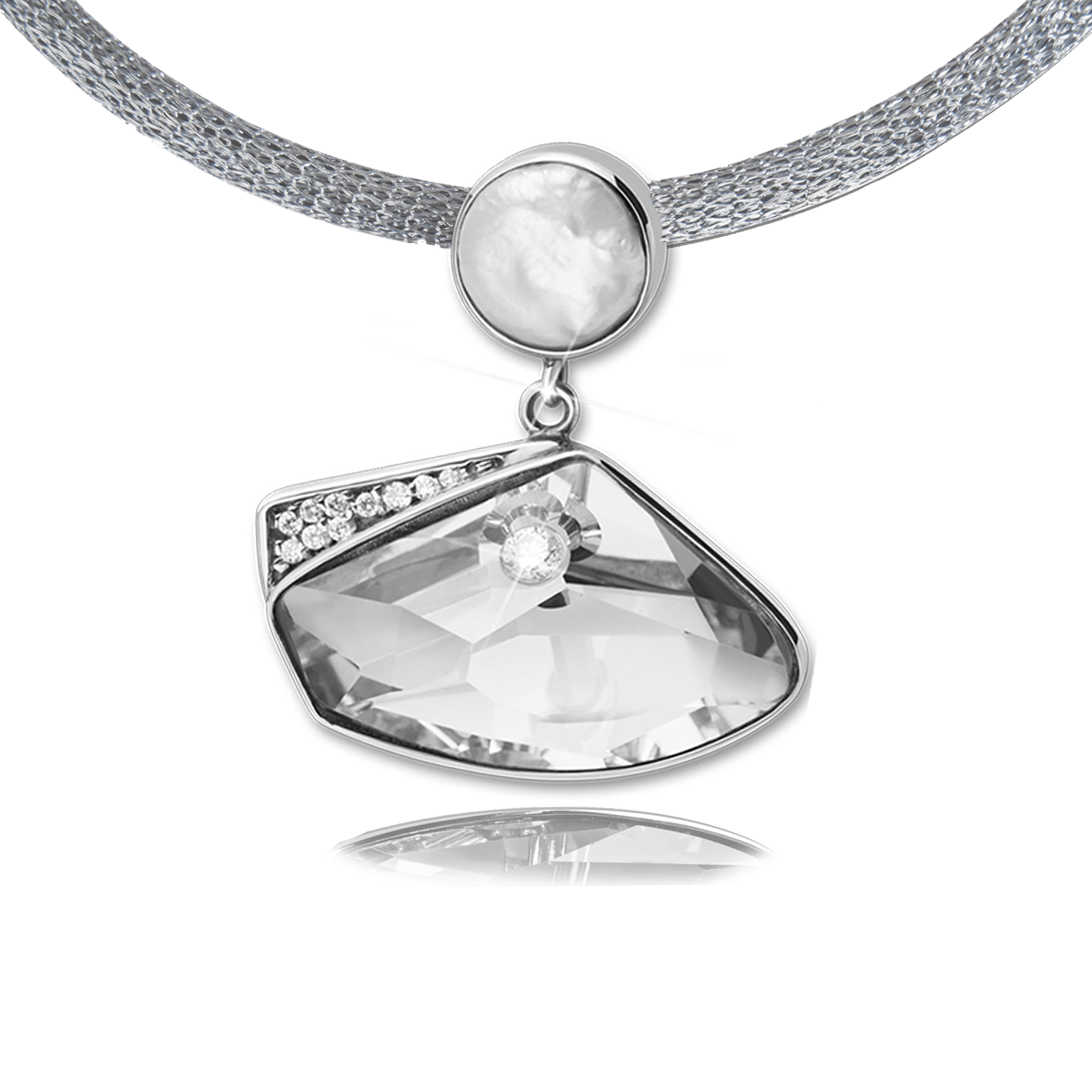 Elegance Necklace White