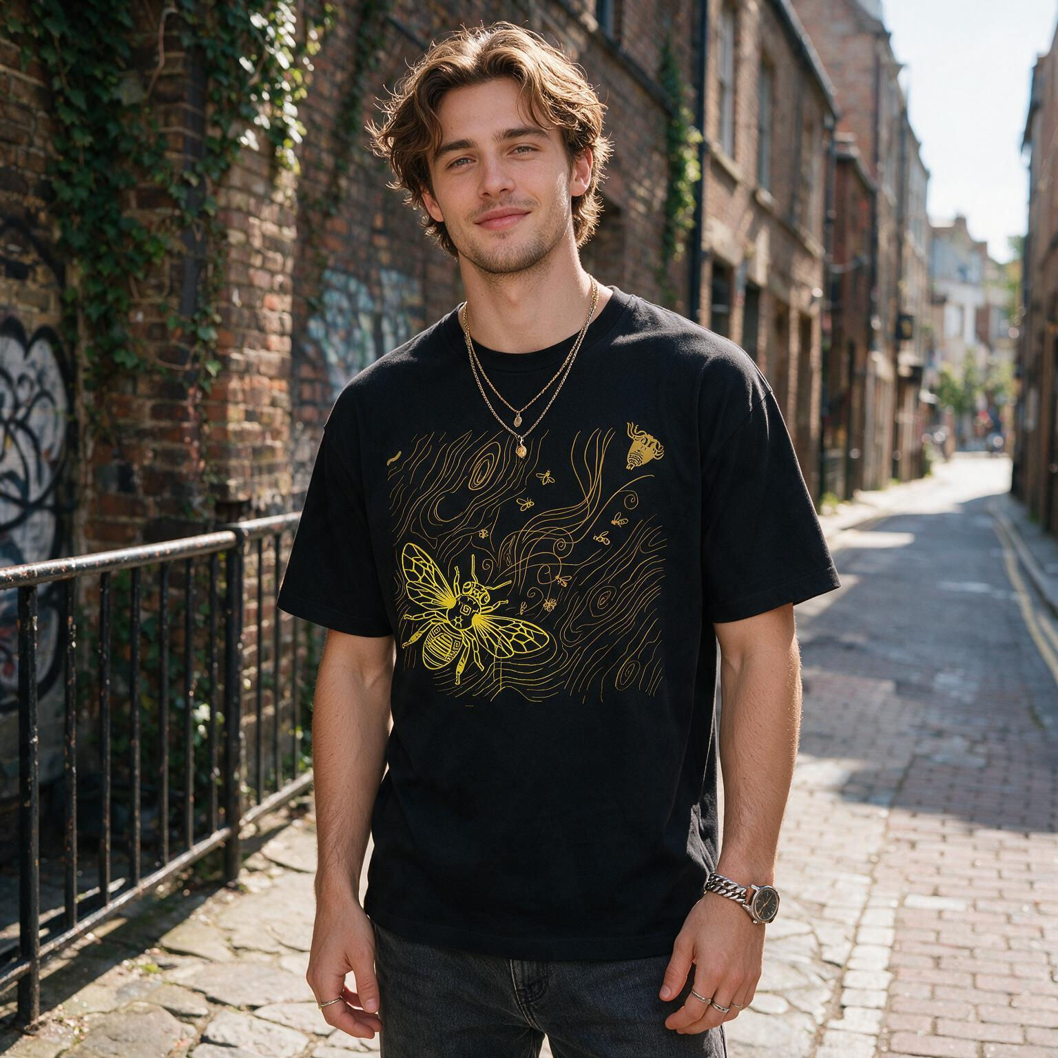 Playera Abeja Obrera:  Grupo FAM