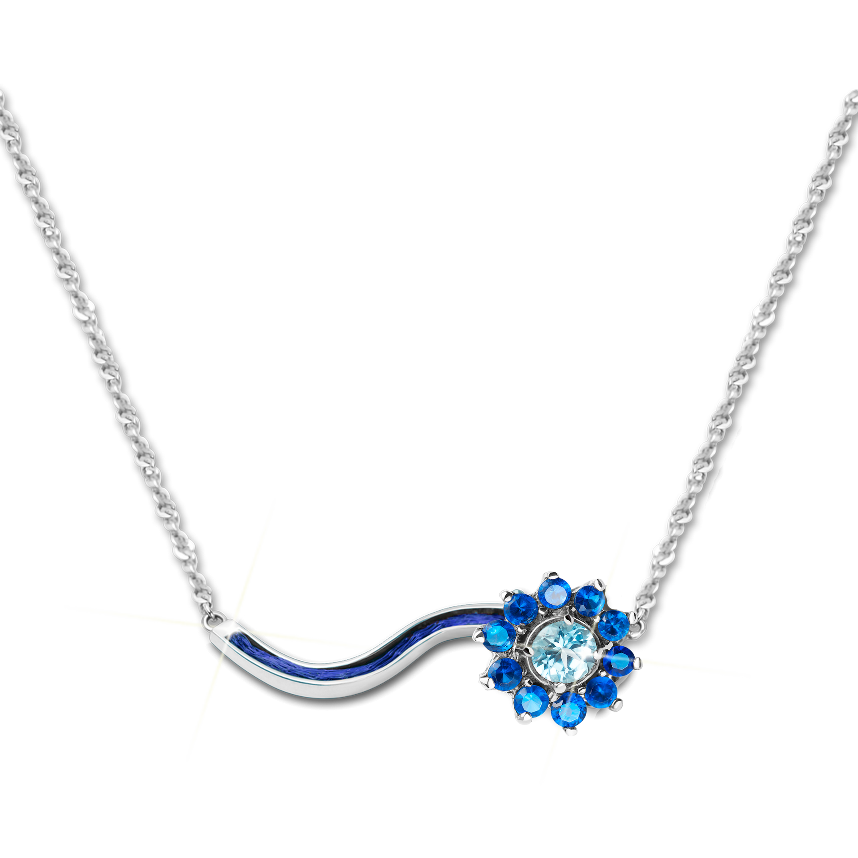 Starry Night Necklace Topaz