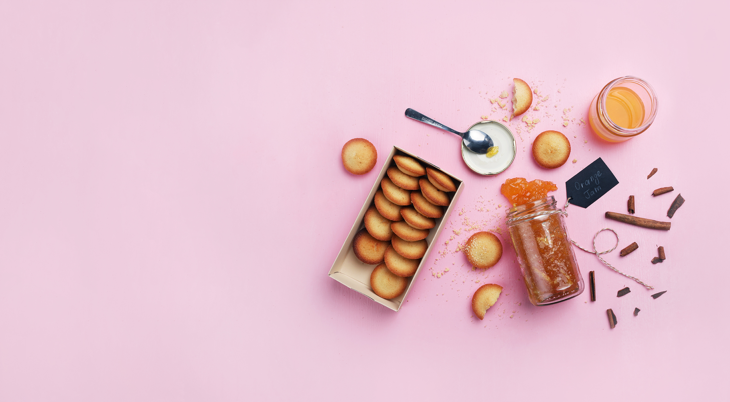 Arranged Food and Objects