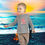 Thumbnail: Young child wearing shirt with text at the beach; My Site 1