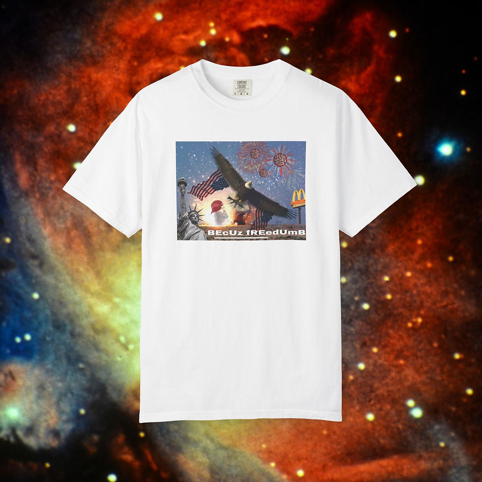 White t-shirt with print,