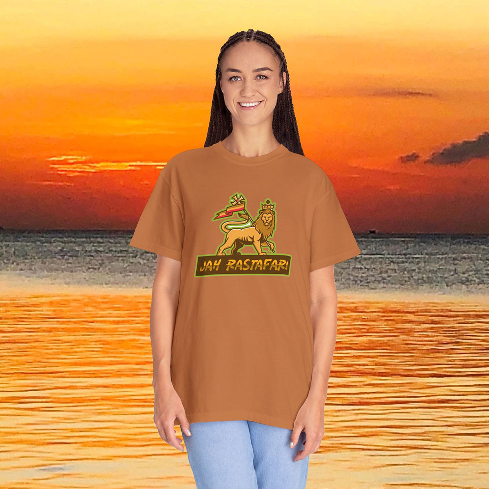 Thumbnail: Woman wearing brown shirt with dog graphic, 