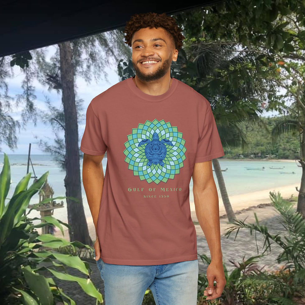 Thumbnail: Man wearing turtle design shirt, 