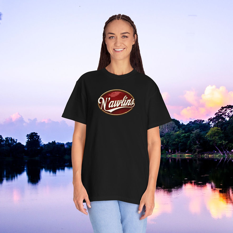 Thumbnail: Vintage N'awlins Logo Tee, Retro Tee for the Crescent City, Jazz Fest, Fun Gift