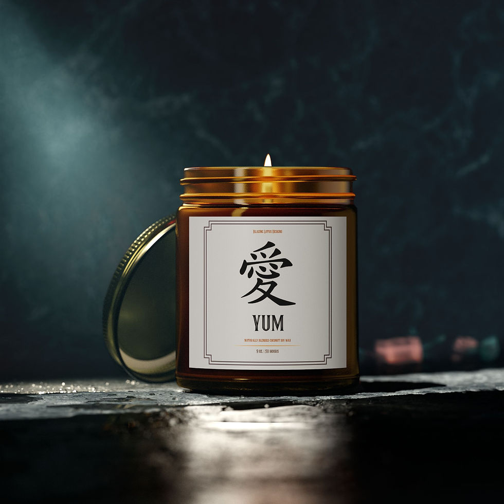 Thumbnail: Delicious Coconut Apricot Japanese "Yum" Candle, Enticing Home Decor, Gift