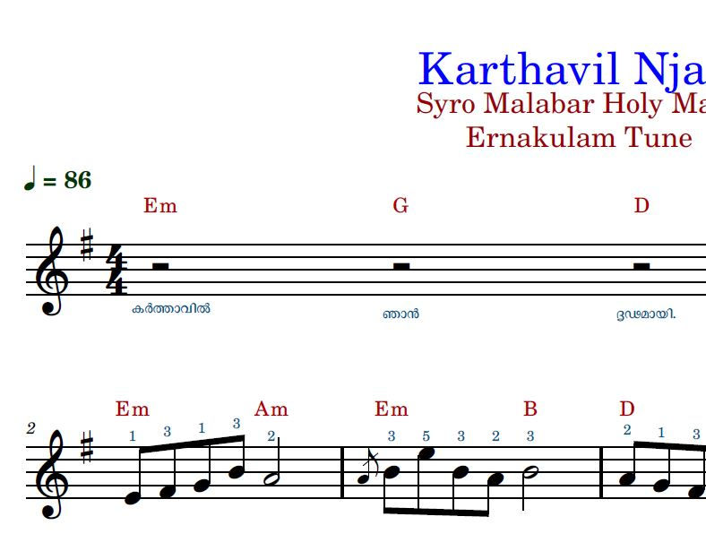 Thumbnail: Karthavil Njan Ernakulam Tune