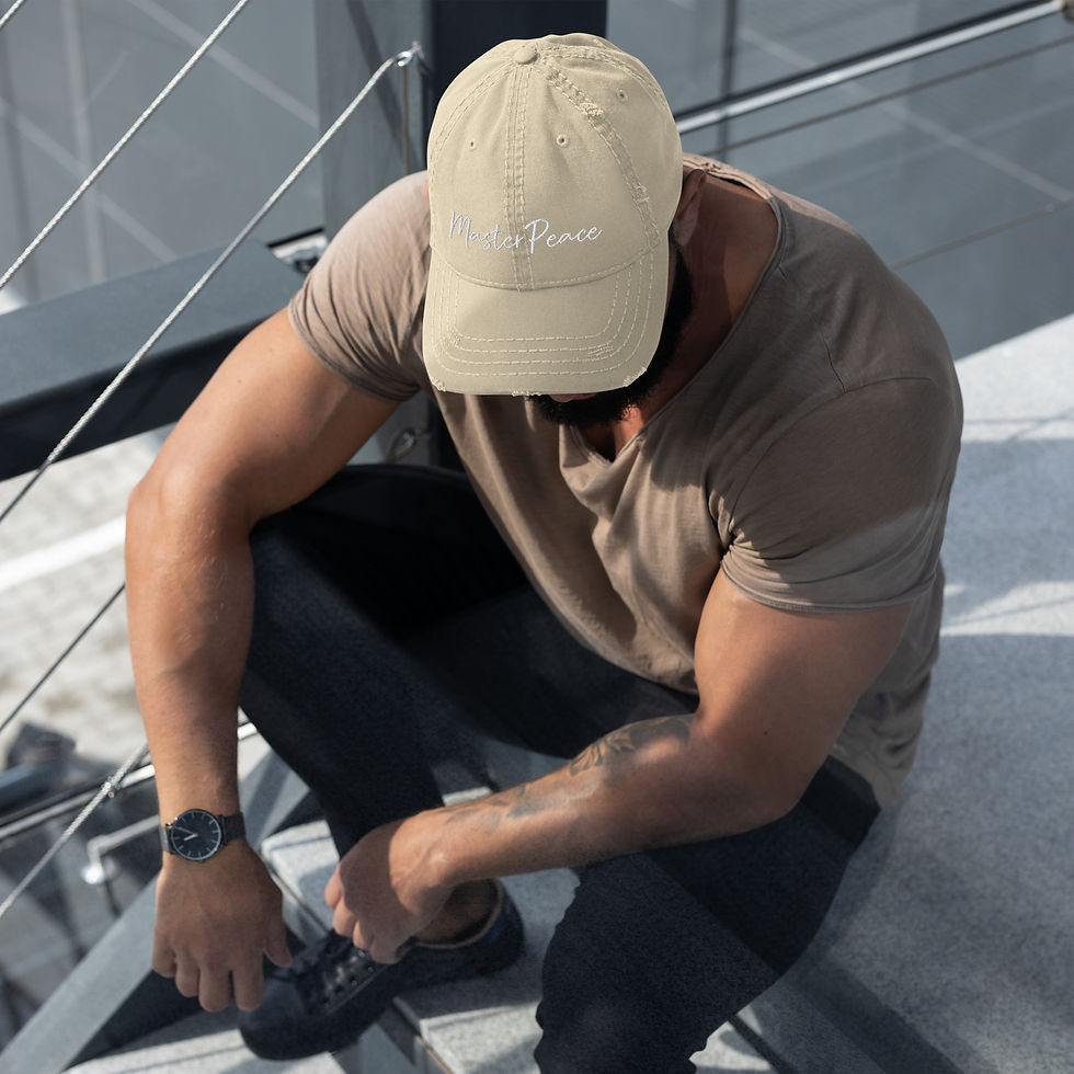 Thumbnail: distressed hat cream