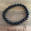 Thumbnail: Shiny Black Flamed Men Bracelet