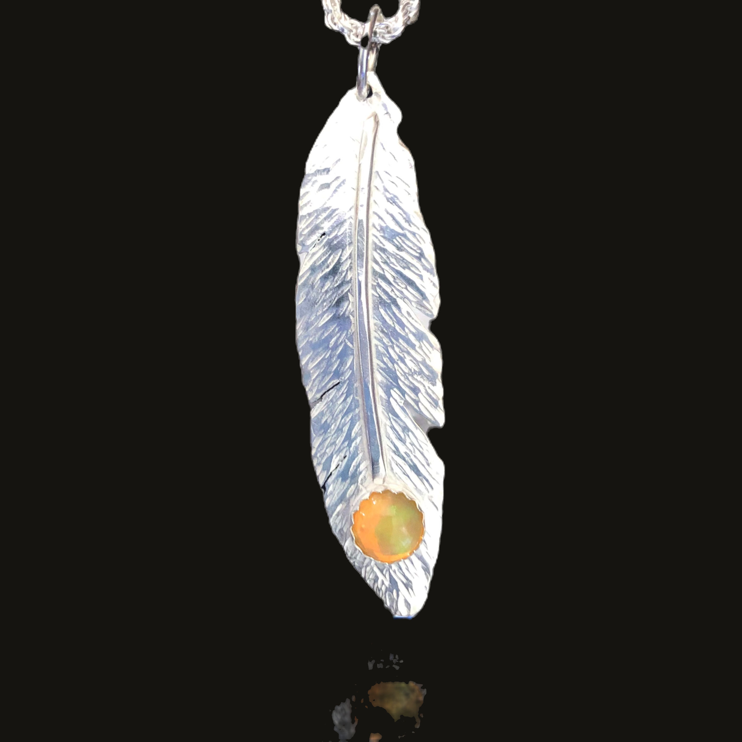 Breathe Feather Necklace