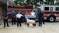 Feeding Firemen Maryland 3 wagon