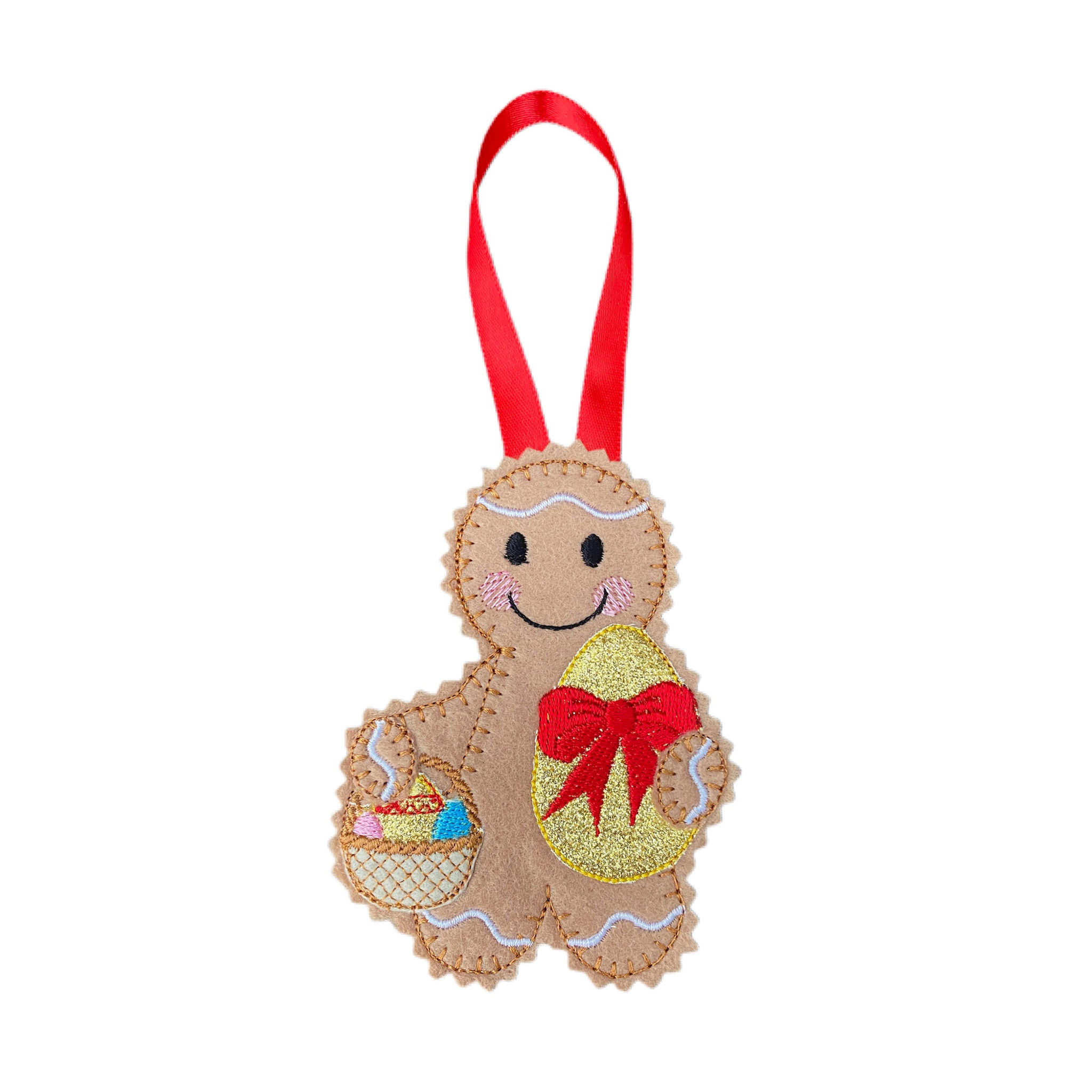 Easter Gingerbread Felt Decoration