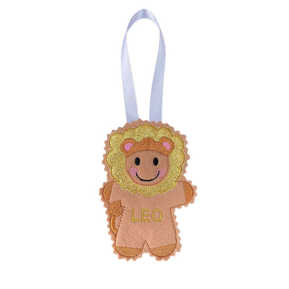Leo Starsign Gingerbread Decoration