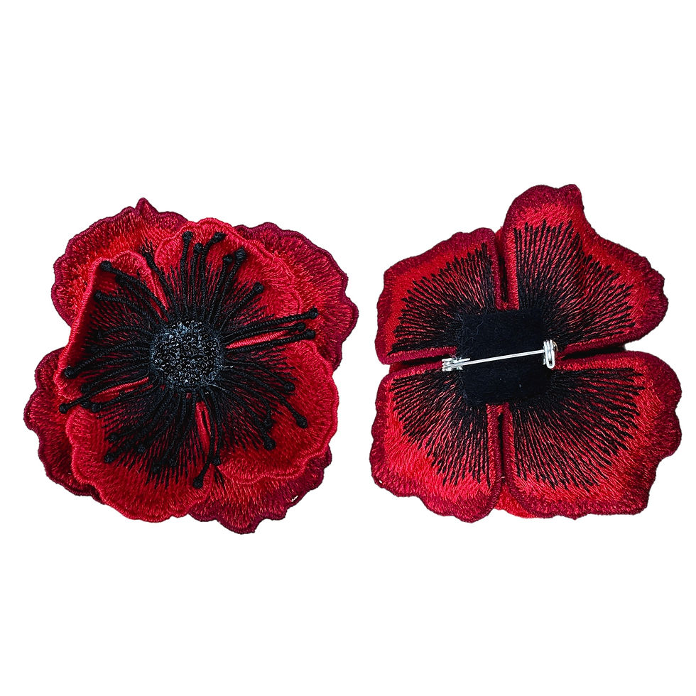 Thumbnail: Large Poppy Brooch