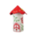 Thumbnail: Red Petal Flower Tea Light Fairy House