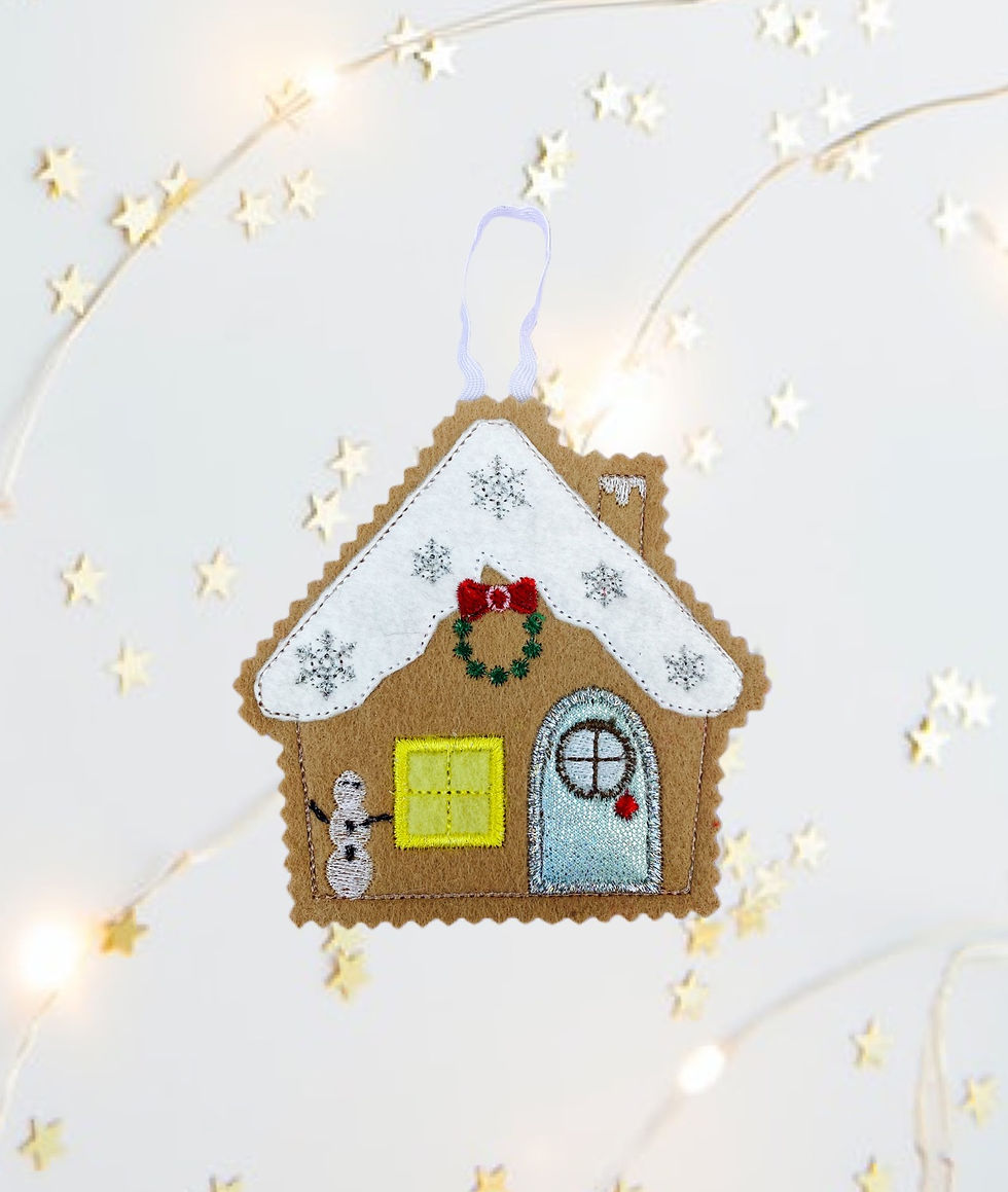 Gingerbread House Christmas Decoration