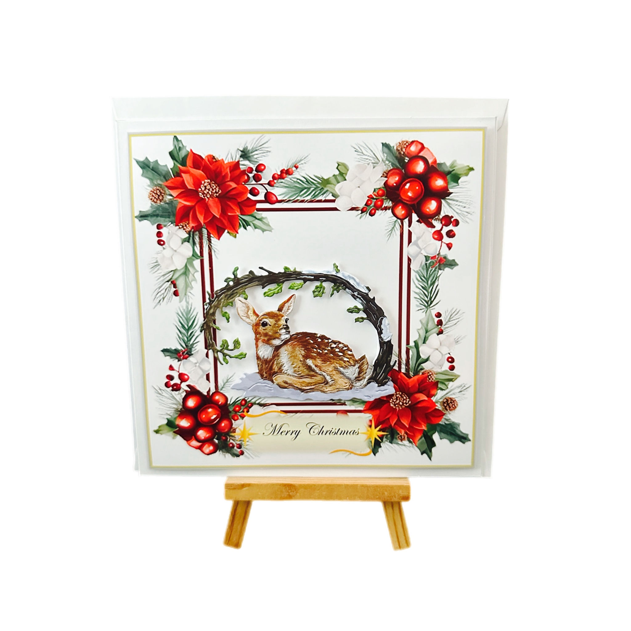 Festive Deer Christmas Card