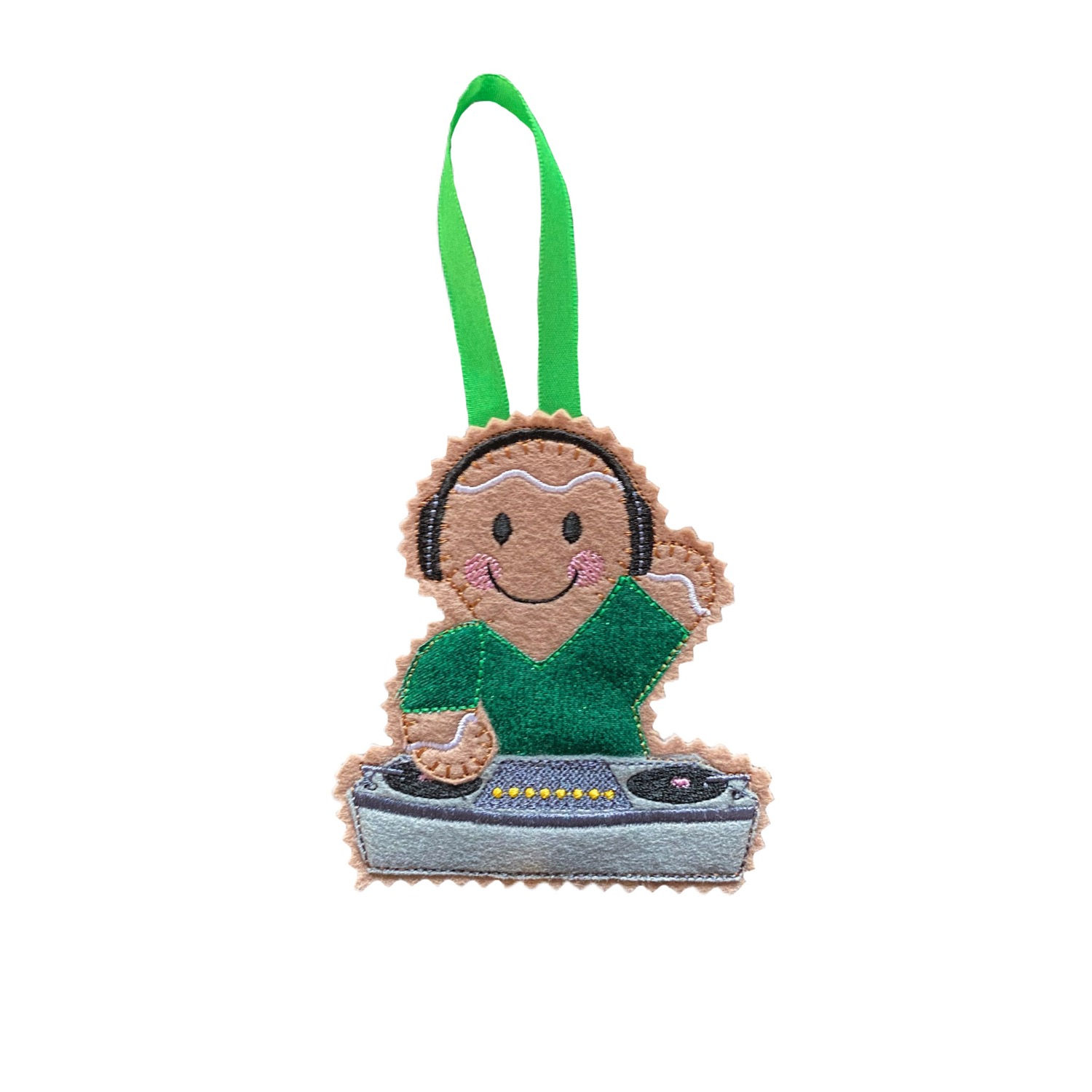 DJ Gingerbread Decoration