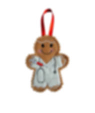 Phlebotomist Gingerbread Decoration