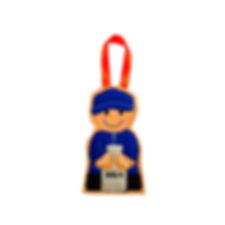 Dairy Farmer Gingerbread Decoration