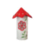 Thumbnail: Red Petal Flower Tea Light Fairy House