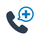 Medical phone call icon