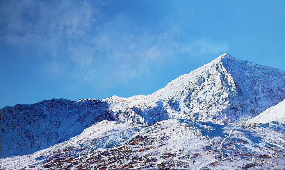 Snowdon in Blue (sold)