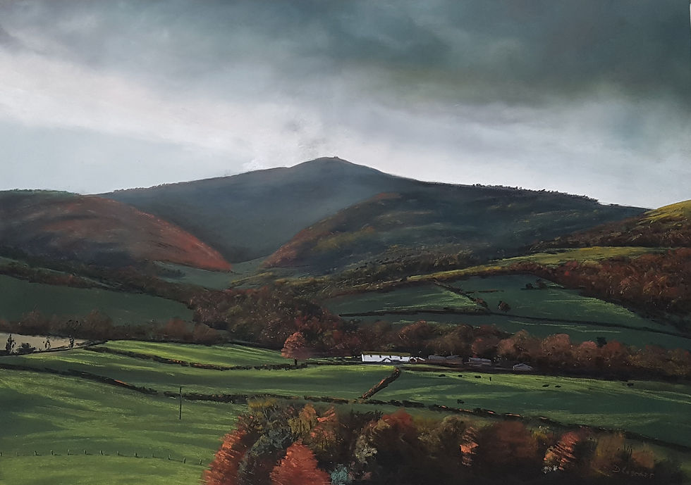 Moel Famau from Loggerheads (sold but prints available)