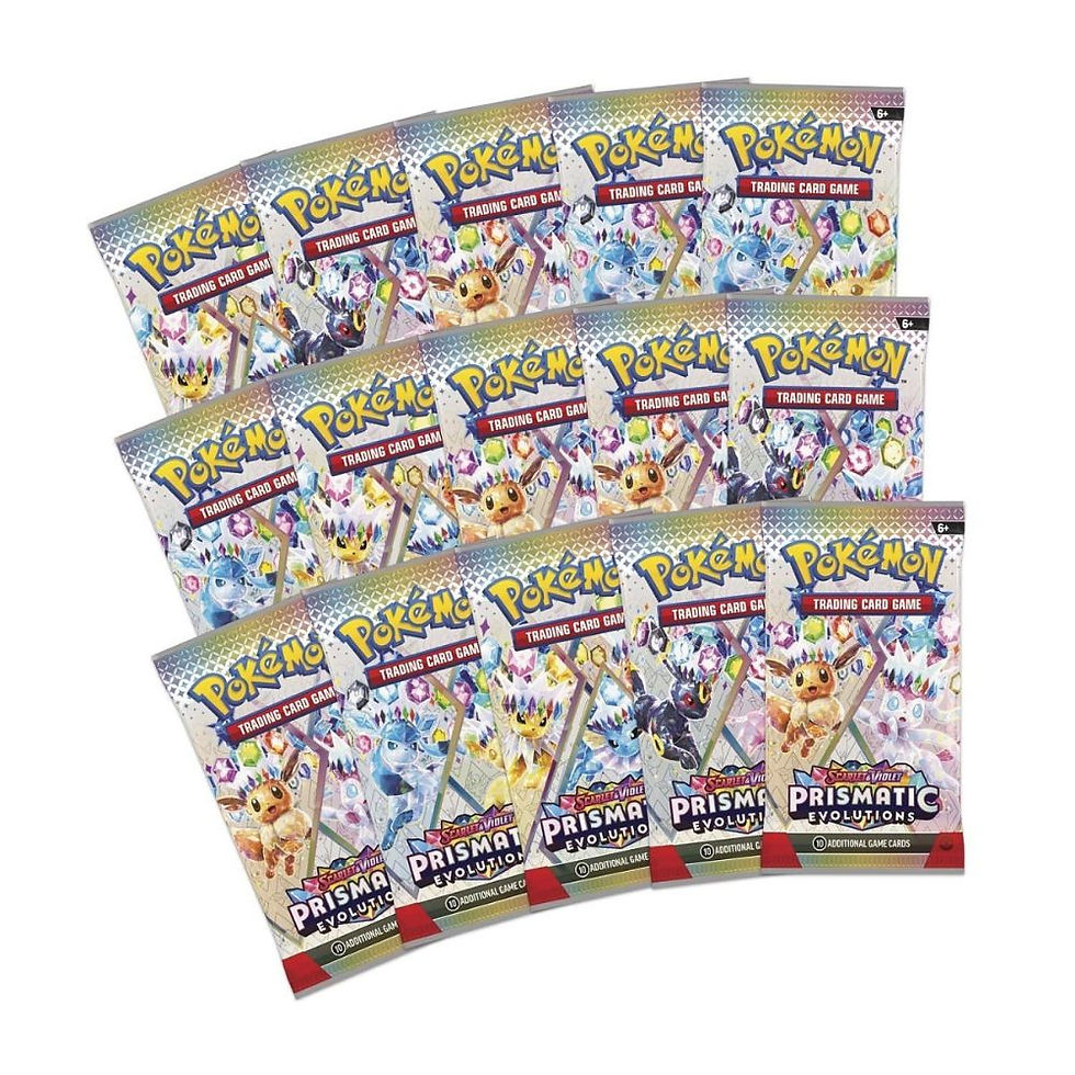 Thumbnail: Pokemon Prismatic evolutions  SPC 15 booster Packs -Halloffametcg