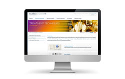 Varian website - Entry page