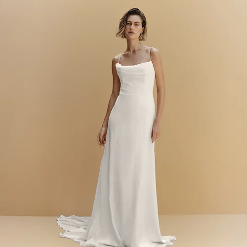 Vestidos de noiva estilo reto