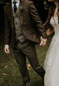 Full dark suit for groom
