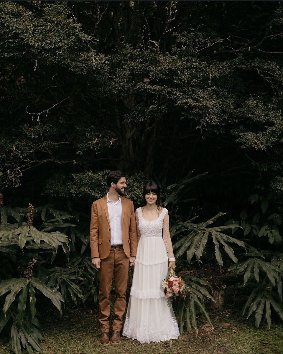 Vestido de noiva silhueta linha A