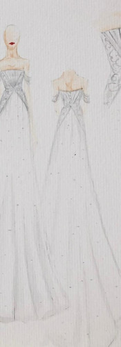 Croqui Vestido de noiva Tuo Atelier