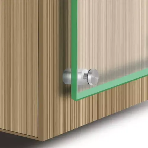 Miniatura: SOPORTE PARED CILINDRICO STAINLESS - Cód. SS-1925-NA