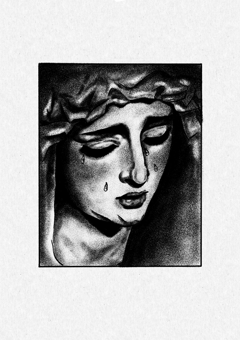 Crying Virgin Mary
