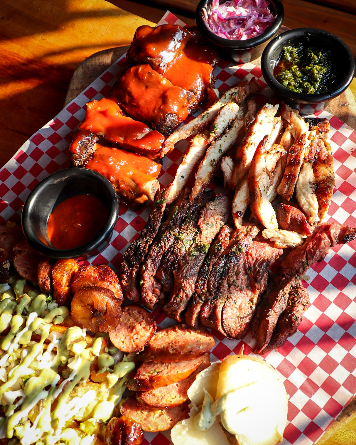 Arranged Food and Objects