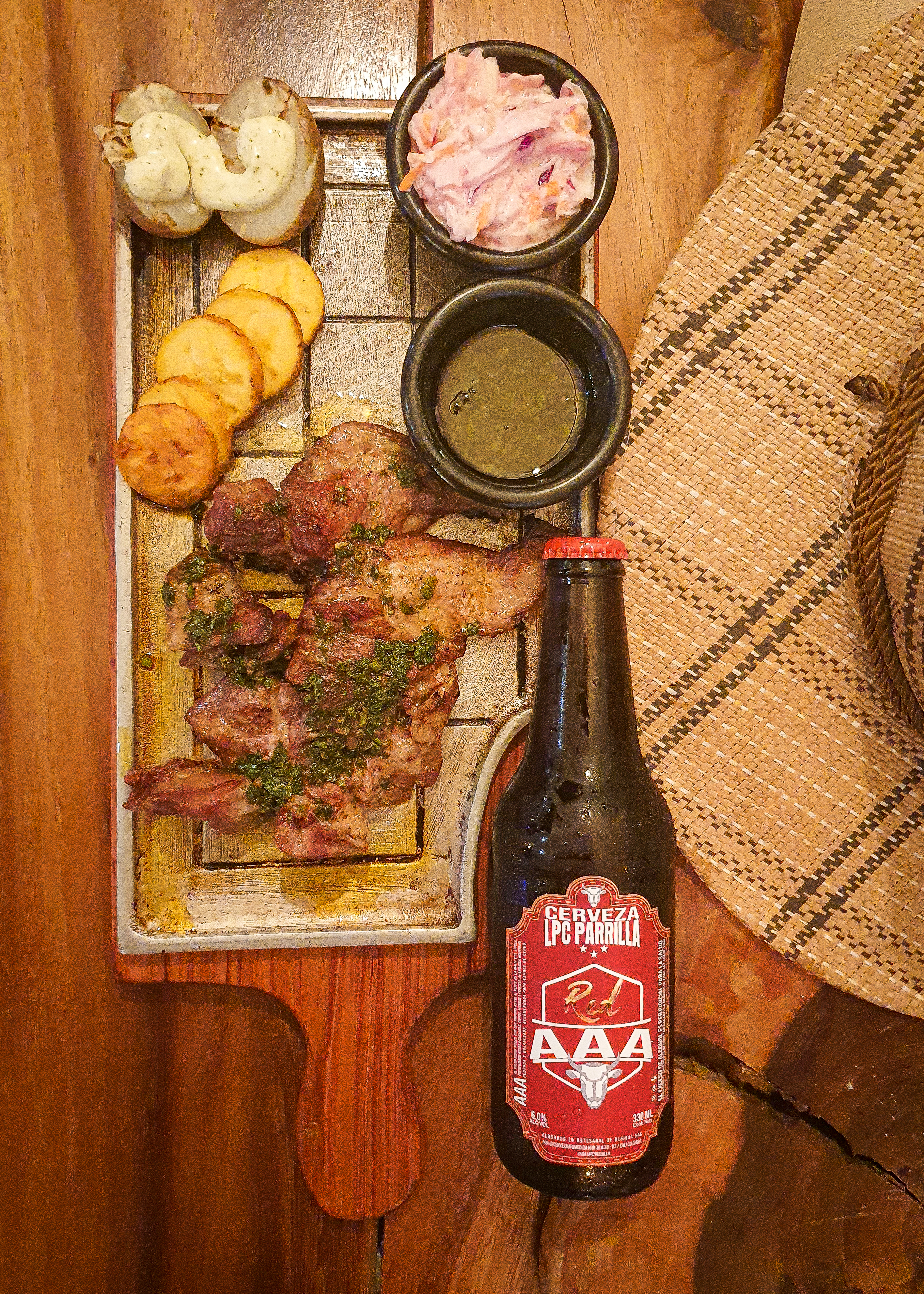 Arranged Food and Objects