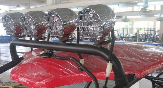 Thumbnail: beugel met 4 verstralers (12V-24V, 50W), XY500cc, Xing Yang 500cc