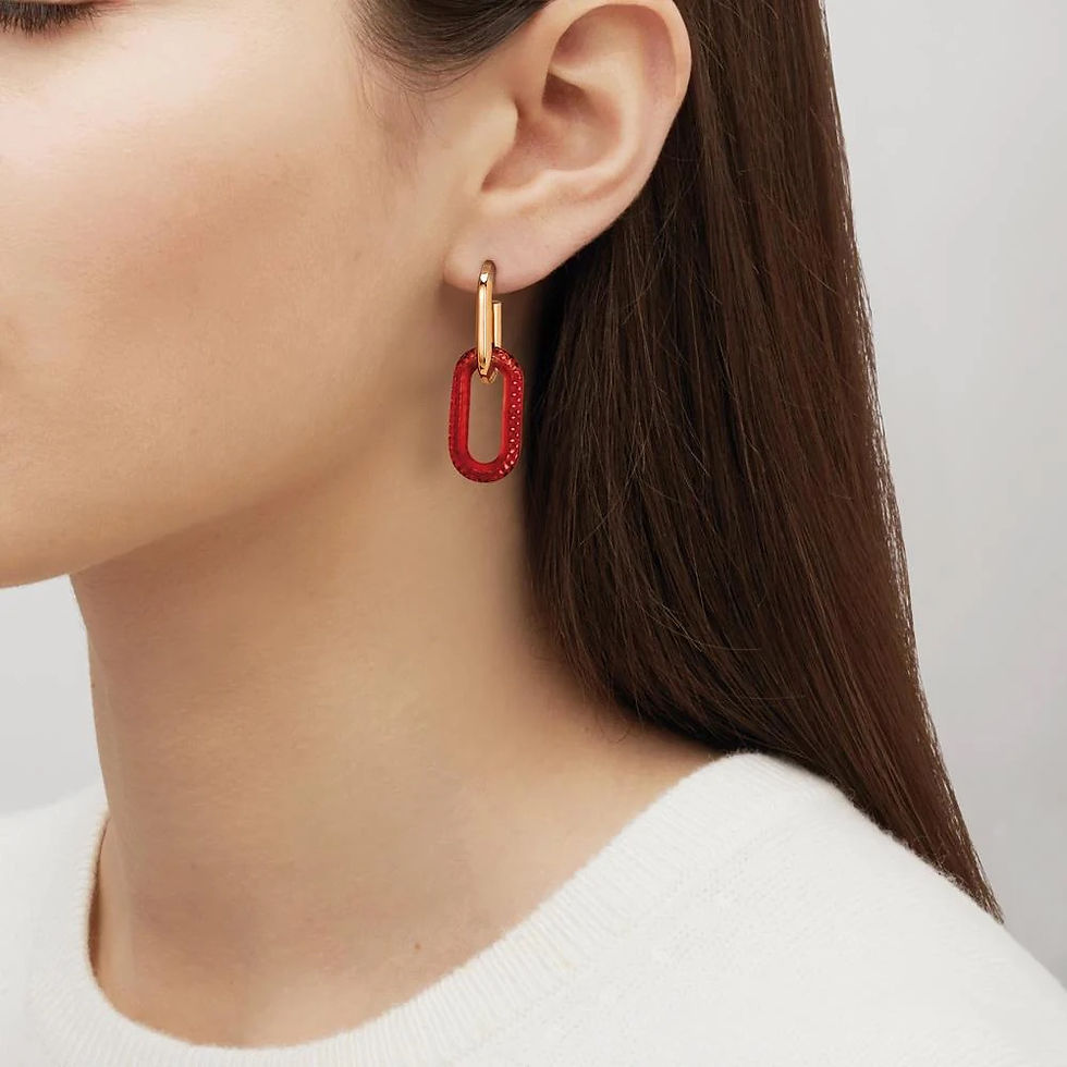 Miniatura: LALIQUE Empreinte Animale Earrings