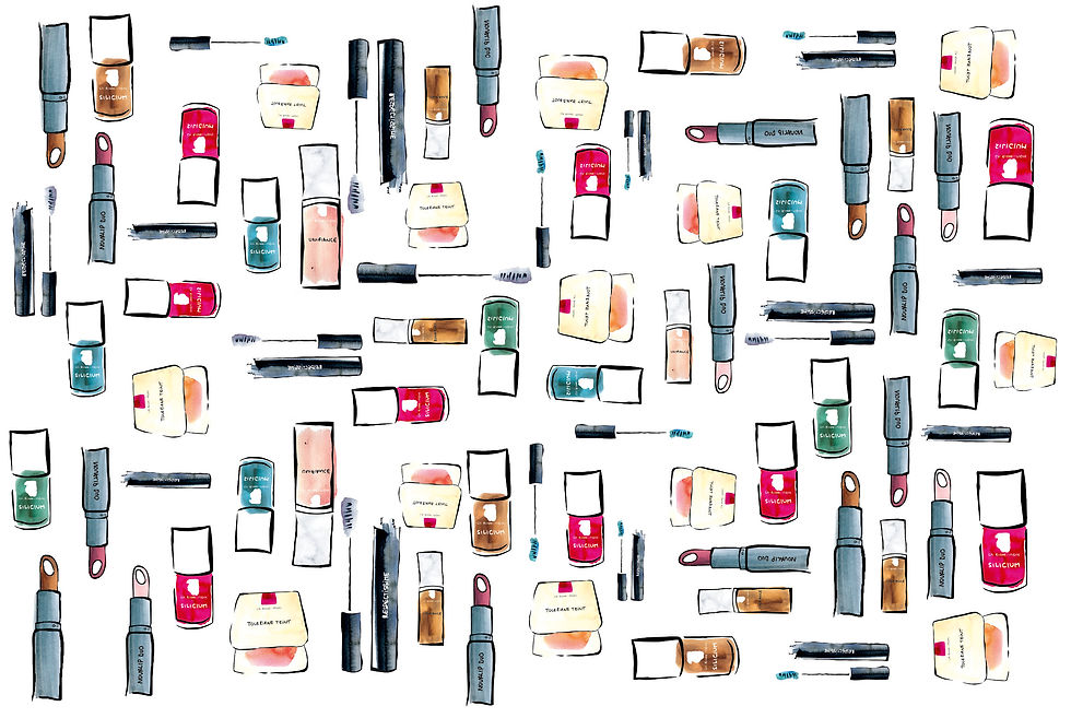 illustrations Julia Perrin pour packaging maquillage La Roche-Posay