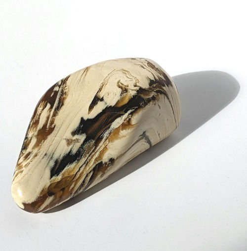 Thumbnail: Large Natural Shaped Indonesian Clay Amber Stone