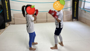 兄弟でマススパーリング