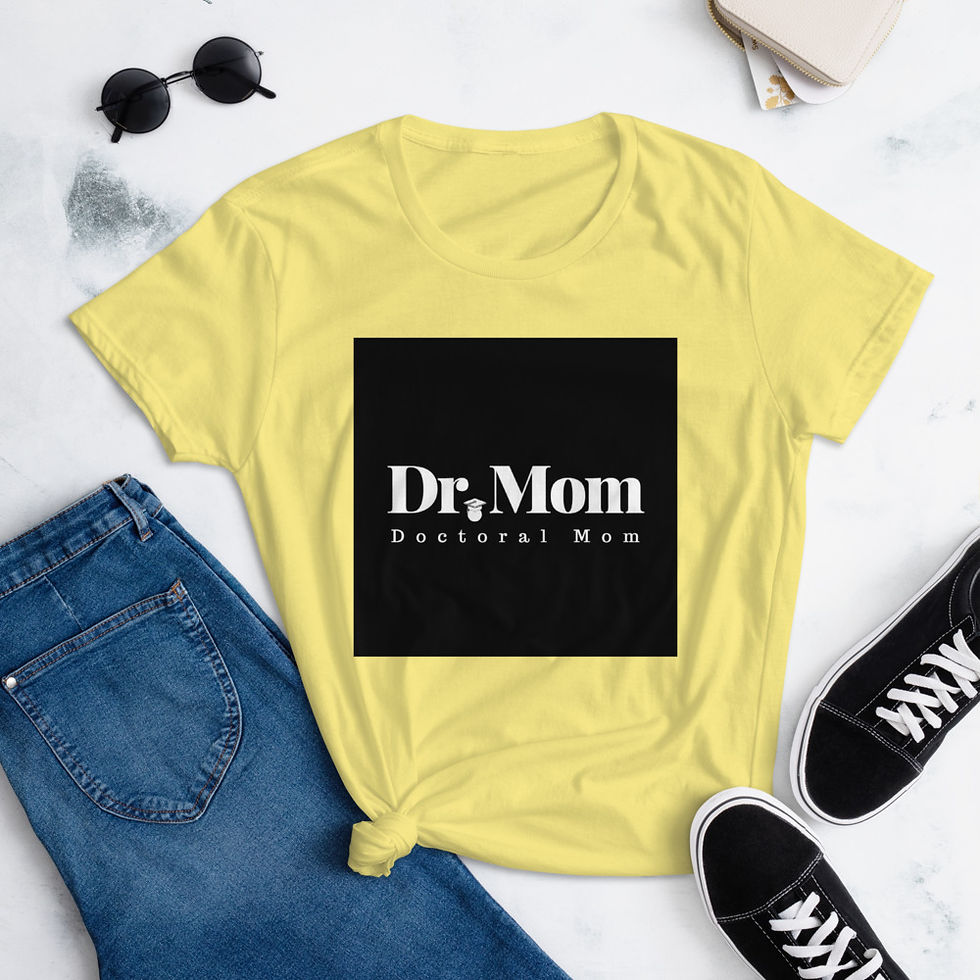 Thumbnail: Doctoral Mom Logo - Women's short sleeve t-shirt