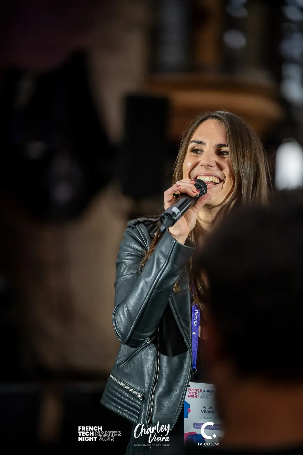 Prise parole pendant le discours officiel, soirée partenaires La Cantine Numérique, Nantes