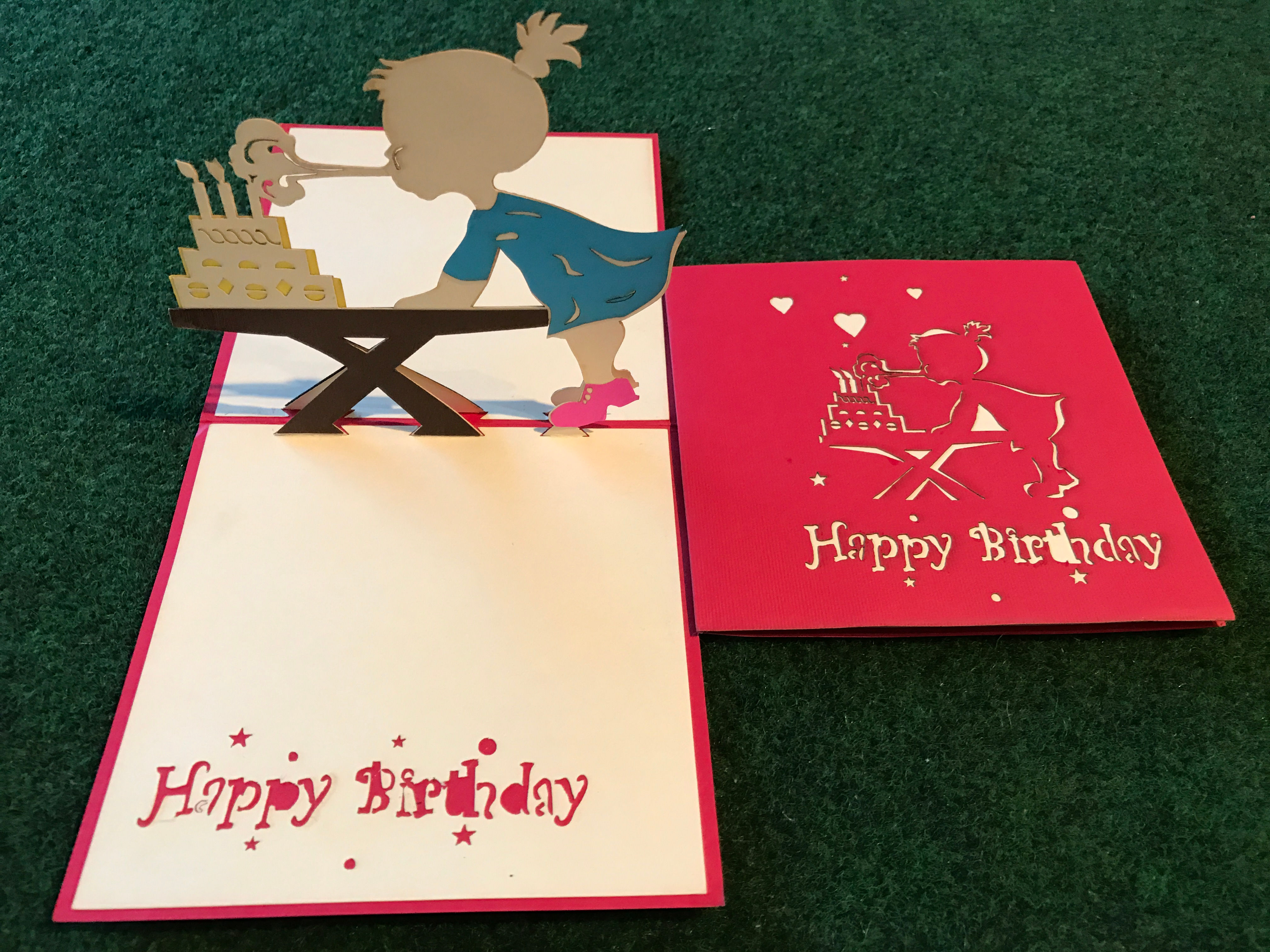 Carte 3D anniversaire