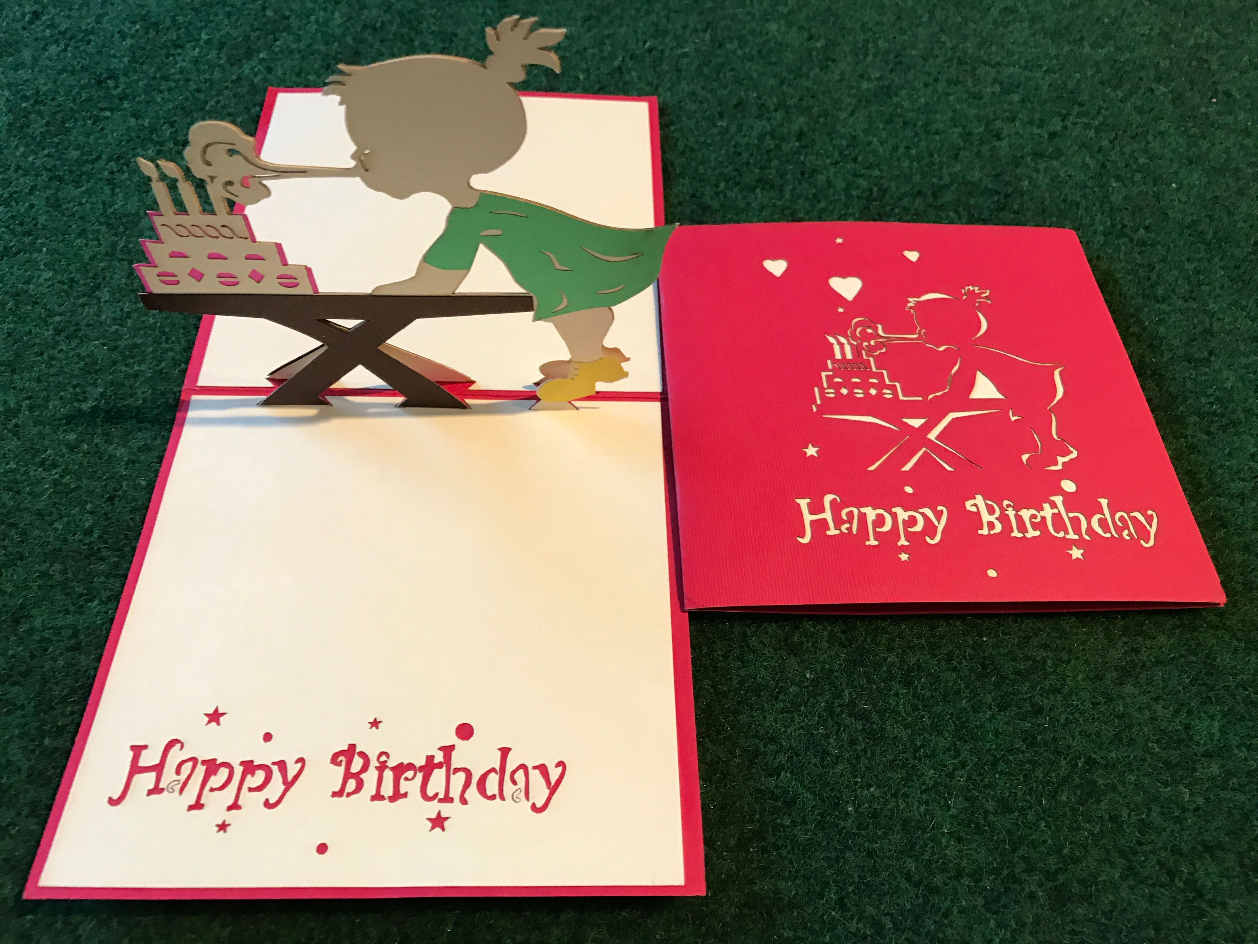 Carte 3D anniversaire