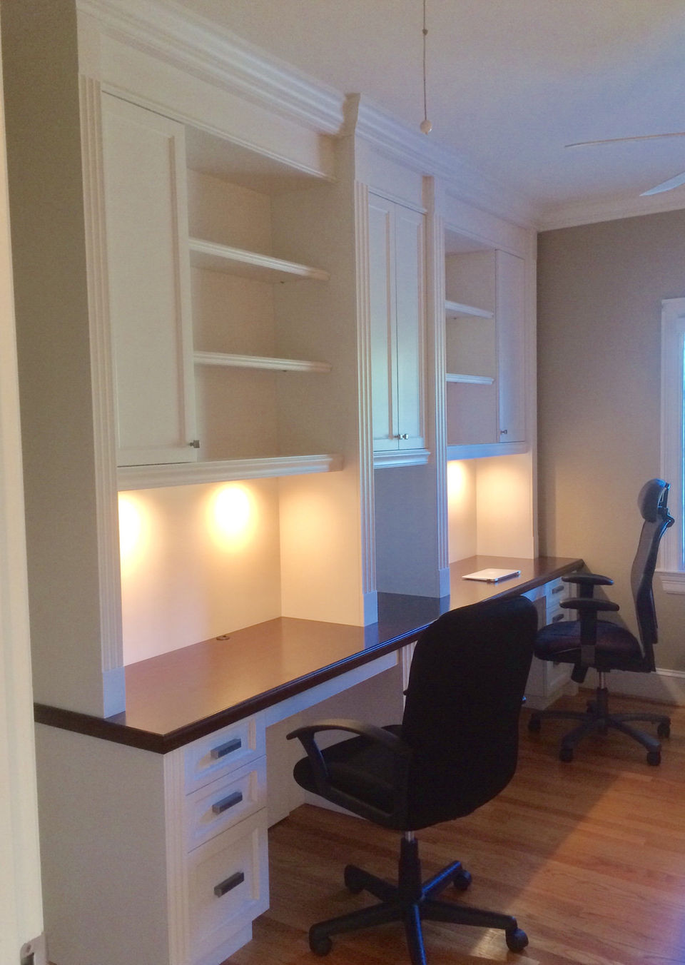 Wall to Wall, Floor to Ceiling Dual Office