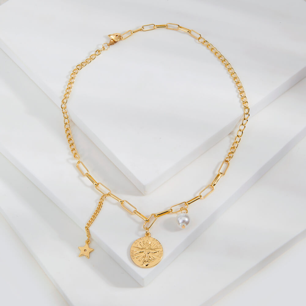 Golden Charm Necklace