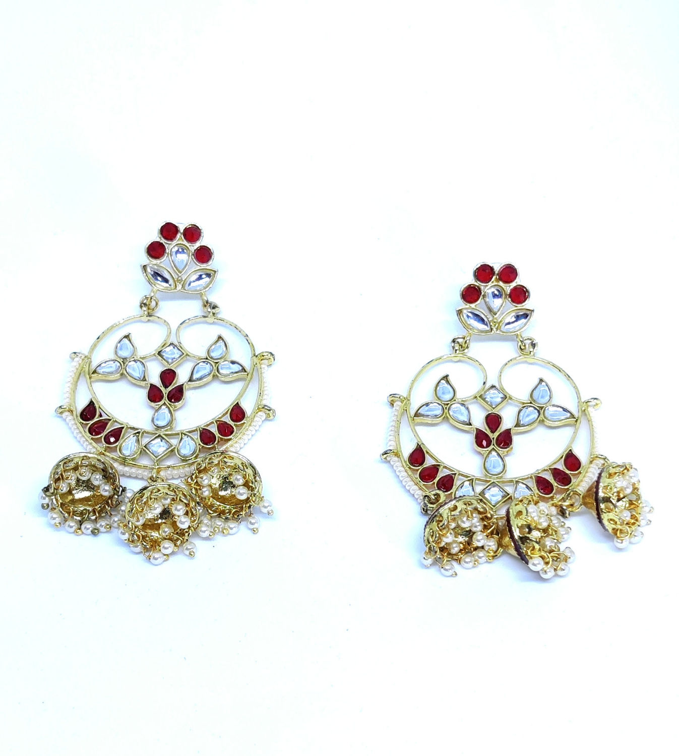 Gold Jhumki Earrings